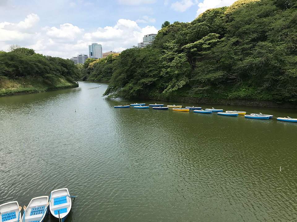 千鳥ヶ淵公園のボート乗り場