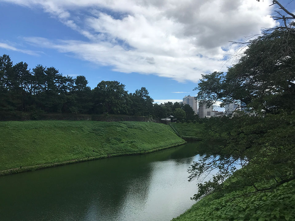 千鳥ヶ淵公園から見た半蔵濠