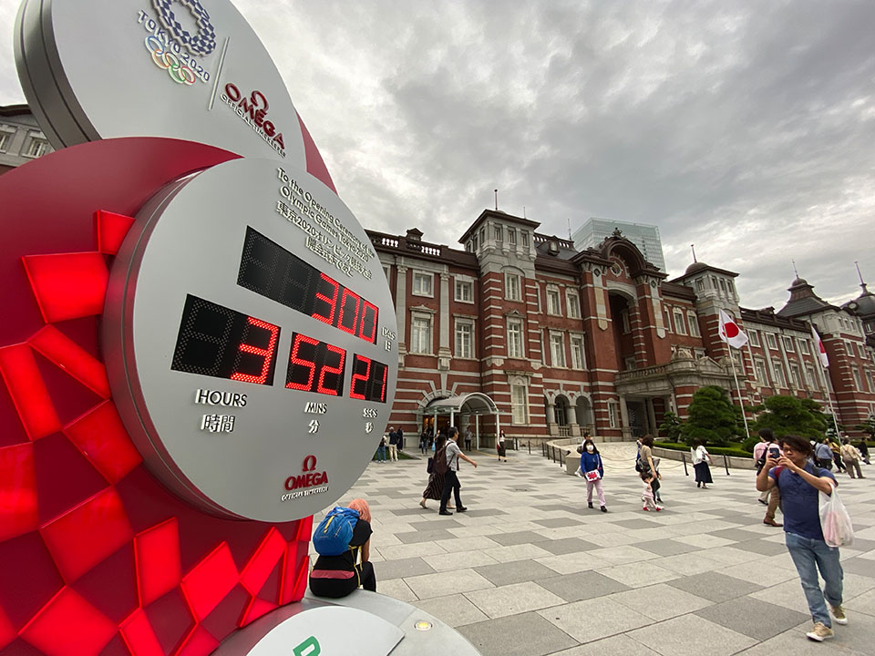 東京オリンピックまでのカウントダウン時計