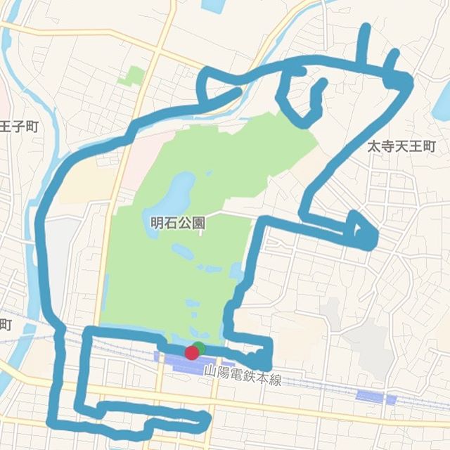 明石公園のネズミ干支ラン